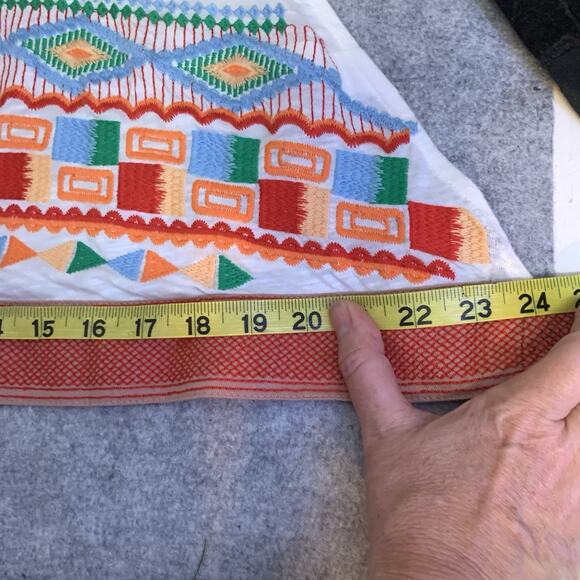 Altar'd State Women's Embroidered Aztec Halter Crop Top, Size XS, Fits Like S-M - Picture 7 of 11